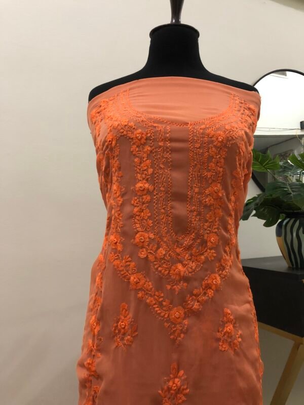 Handmade Flower Embroidery & Mirror Work